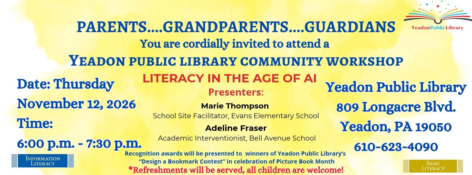 Community Literacy Workshop