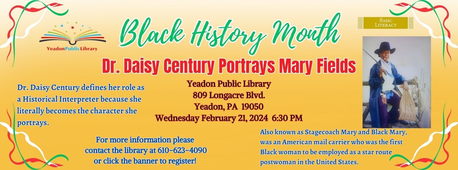 Daisy Century Program (Stagecoach Mary and Black Mary)