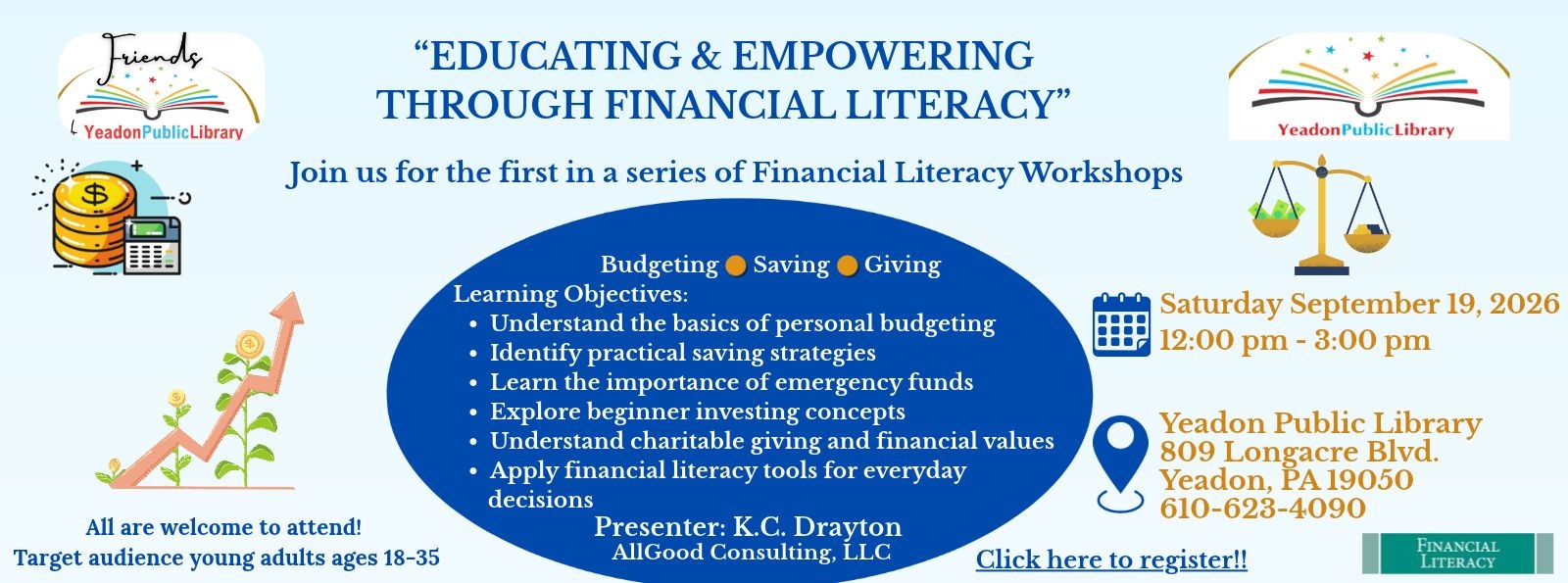 Educating & Empowering Financial Literacy Workshop