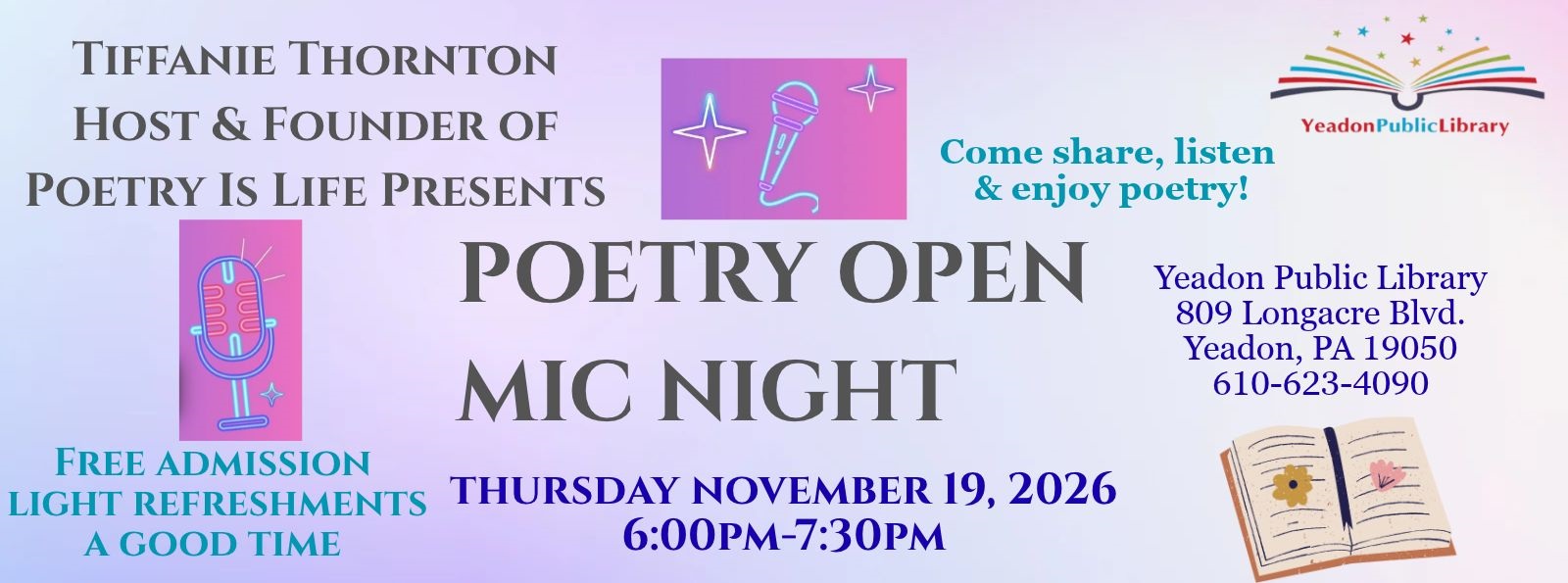 Poetry Open Mic Night