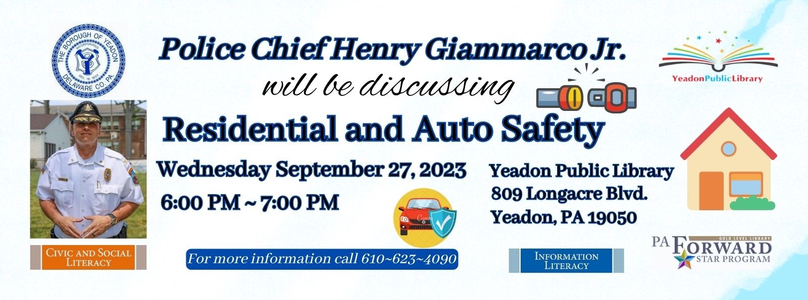 Police Chief Henry Residential & Auto Safety