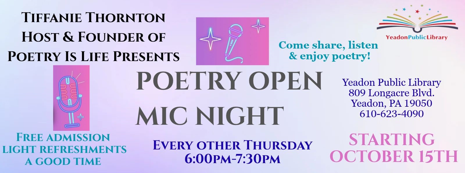 Poetry Open Mic Night