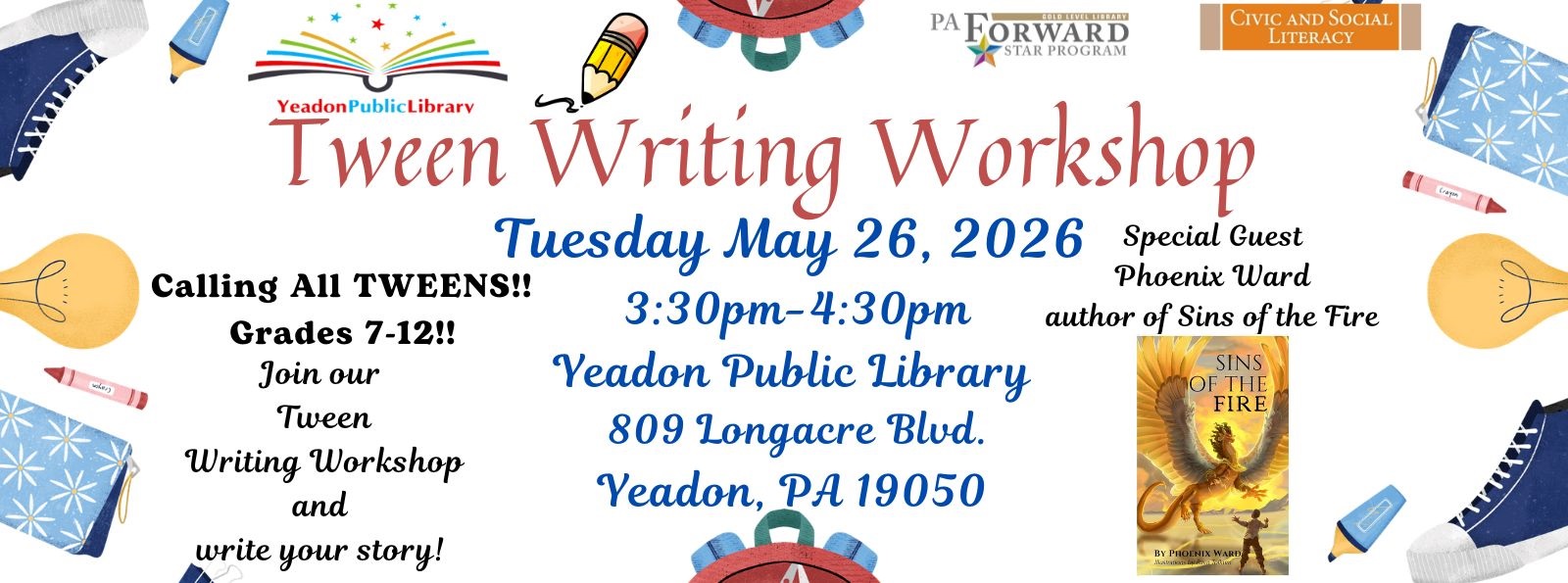 Tween Writing Workshop